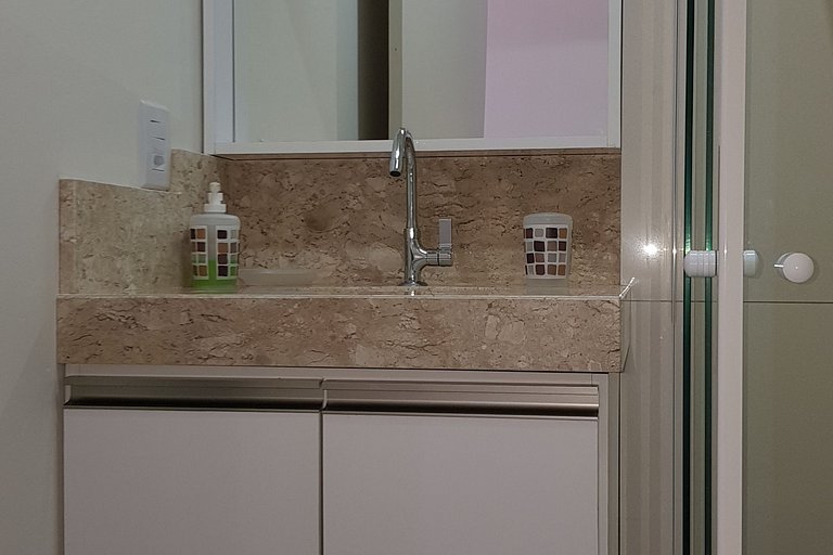 No Atlantida Park Residence - Apartamento térreo com suite e