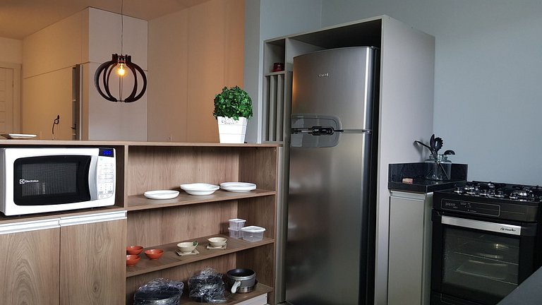 No Atlantida Park Residence - Apartamento térreo com suite e