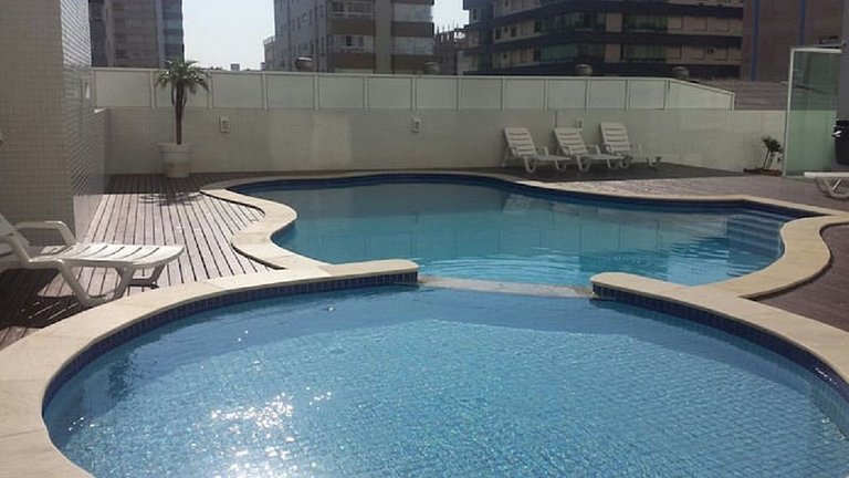 Em Capao da Canoa - Apartamento de morador, piscina e próxim