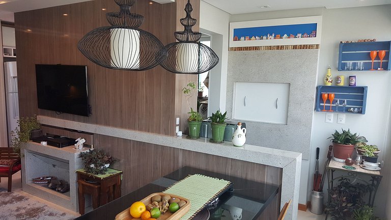 Em Capao da Canoa - Apartamento de morador, piscina e próxim