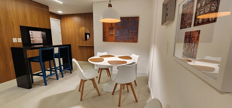 Apê do Sonho com Rooftop Piscina Vista Serra e Mar