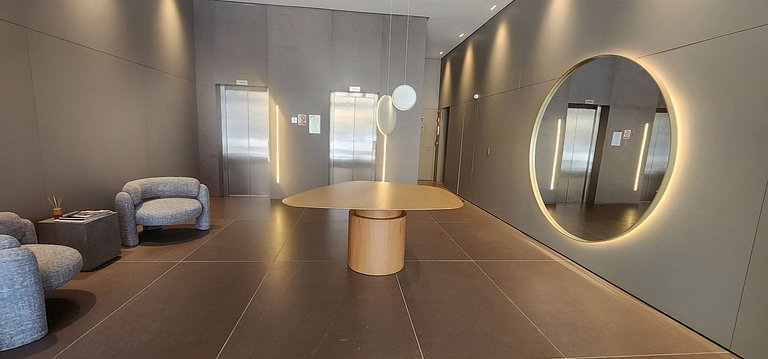 Apê do Sonho com Rooftop Piscina Vista Serra e Mar